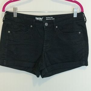 Mossimo short shorts black